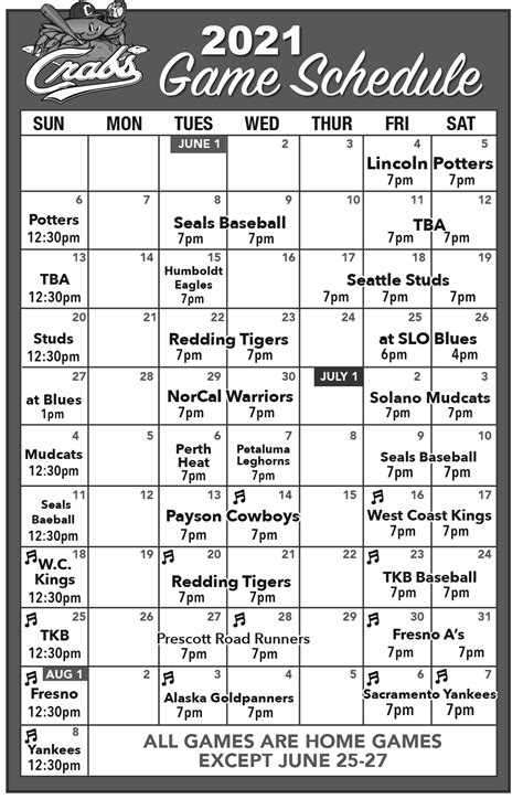 humboldt crabs schedule